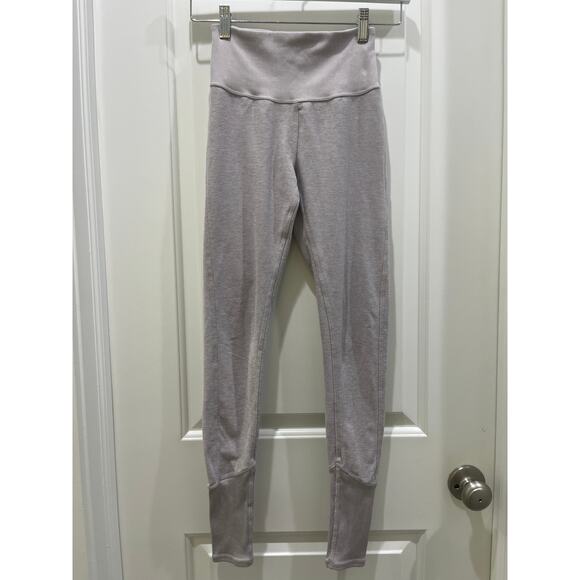 Alo Yoga Pants - Alo Yoga Lilac High Rise Ribbed Leggings Sz XS